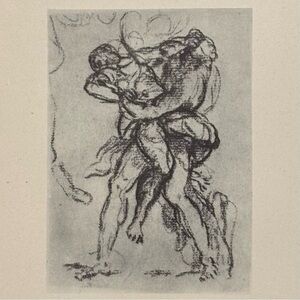 Giovanni GianLorenzo Bernini Fine Art Print Antique Original Vintage 1940s Italy